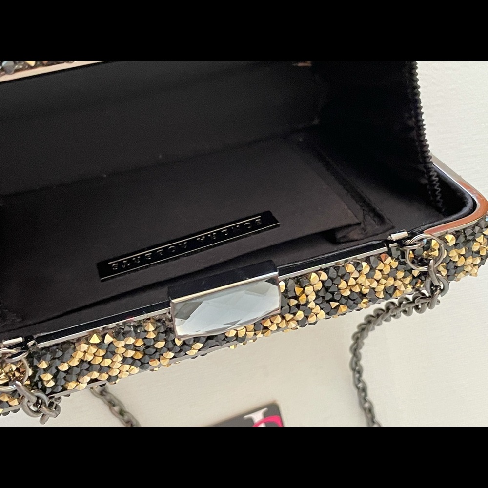 SONDRA ROBERTS - GOLD EVENING BAG - Picture 7 of 10